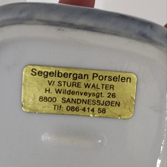 Hand Painted Tea Bag Plate Set - Picture 2 of 6